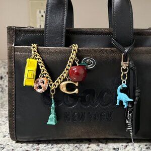 Coach Gold New York Motif Chain Bag Charm - No Offers - CCX50